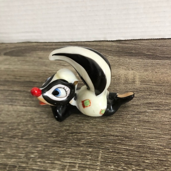 Vtg Japan Anthropomorphic Skunk Figurine - Picture 5 of 11